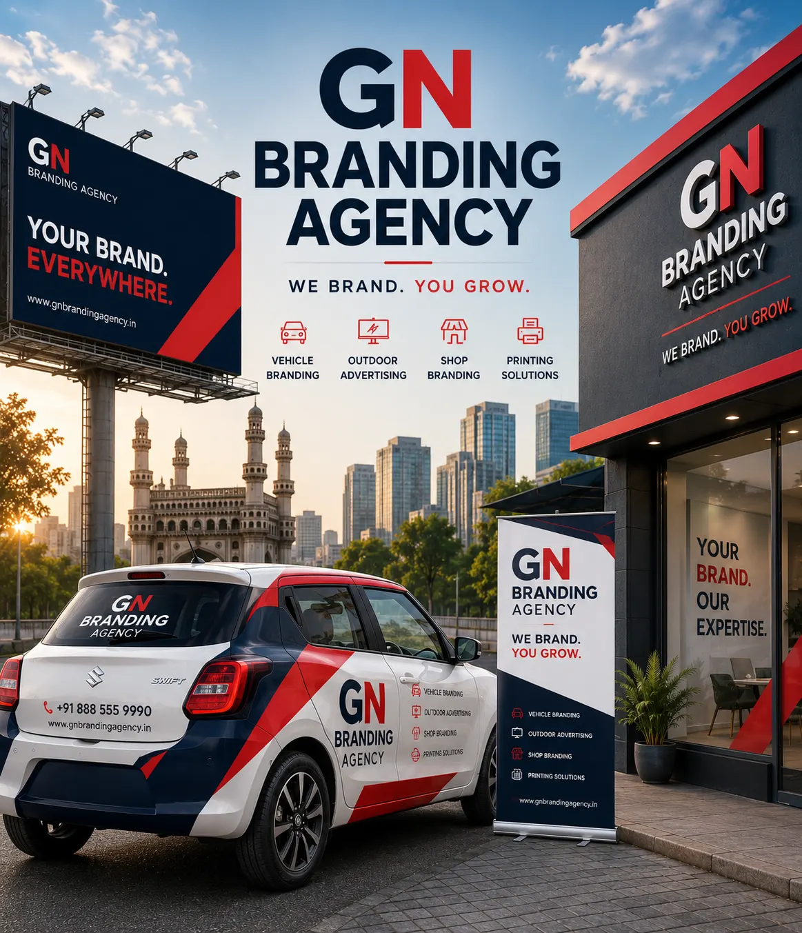 GN Branding Agency vehicle and business branding solutions