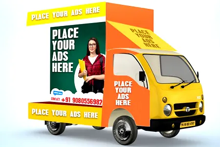 Mobile Van Branding services in hyderabad