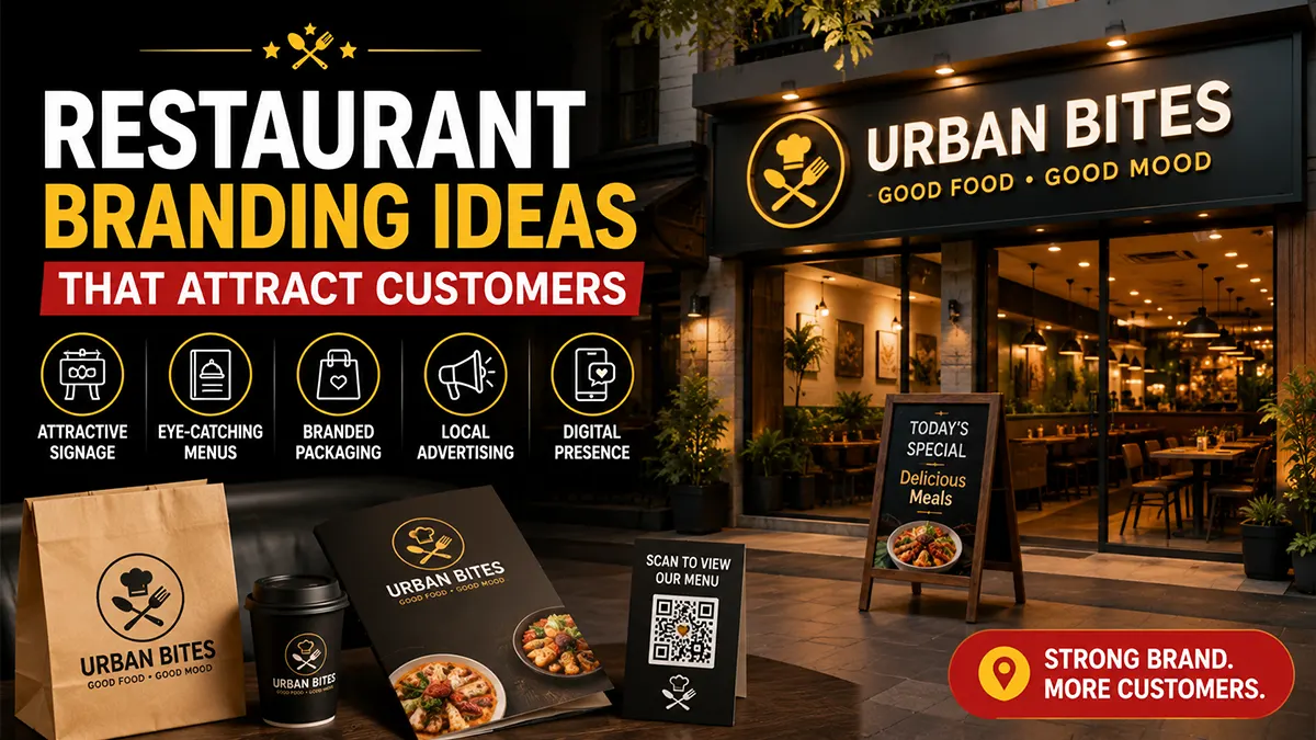 Restaurant Branding Ideas That Attract More Customers (2026)