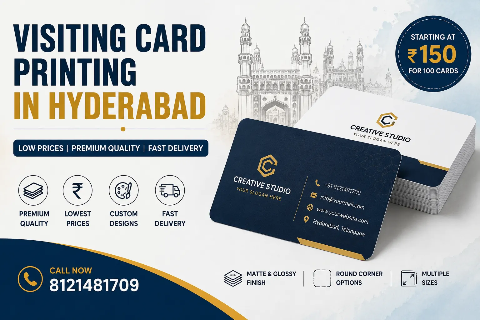 Affordable Visiting Card Printing in Hyderabad